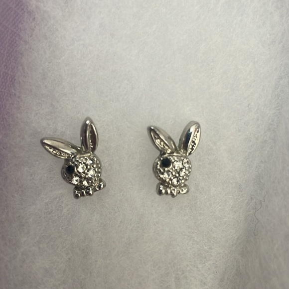 Playboy Bunny Earrings - Picture 7 of 9
